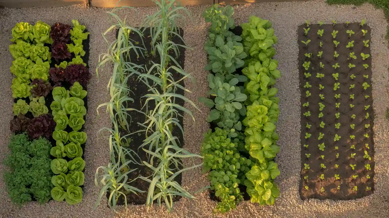 Système de rotation au jardin